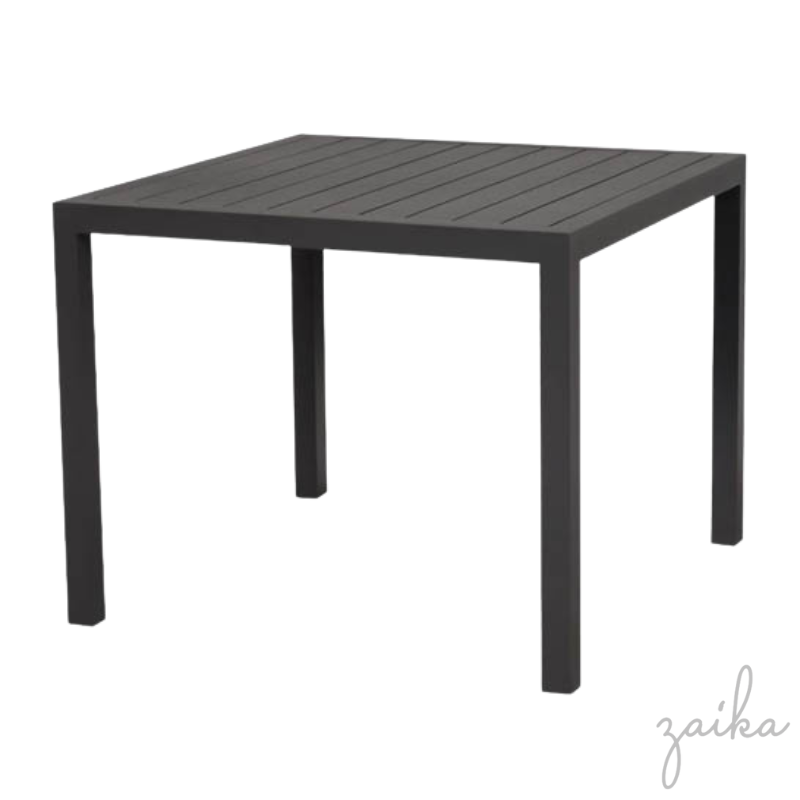 MESA DE JANTAR RIPADA EM ALUMÍNIO | ÁREA EXTERNA 