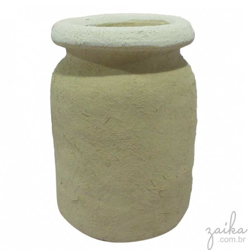 VASO  DE CIMENTO BEGE