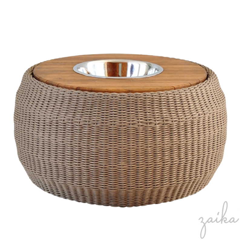 MESA DE CENTRO COM CHAMPANHEIRA 