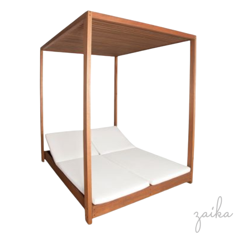 GAZEBO COM ESPREGUIÇADEIRA DUPLA 