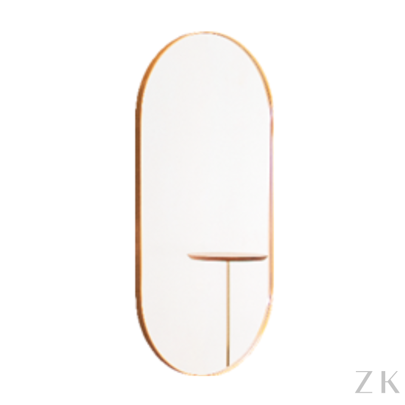 ESPELHO DE PAREDE  ARREDONDADO