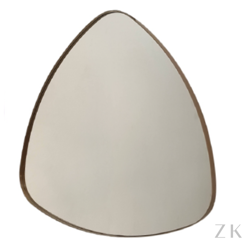 ESPELHO TRIANGULAR COM BORDA 
