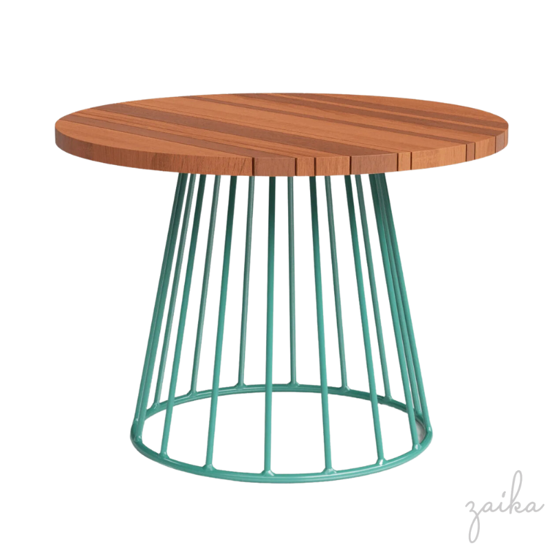 MESA DE JANTAR BASE METAL 