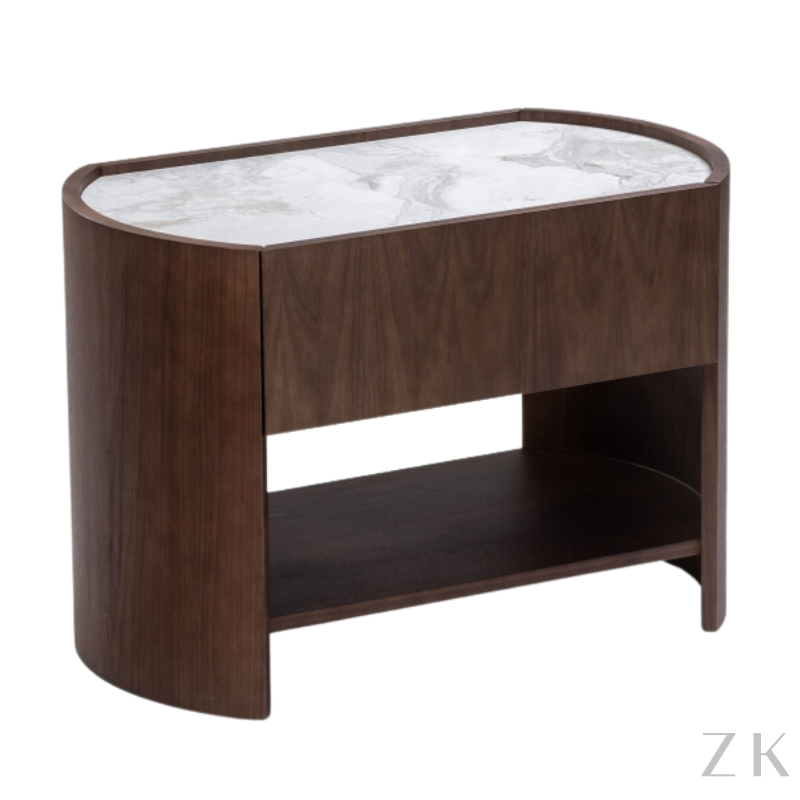 MESA DE CABECEIRA ARREDONDADA | DESIGNER PAULO SARTORI