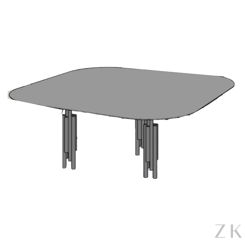 BASE DE MESA EM METAL