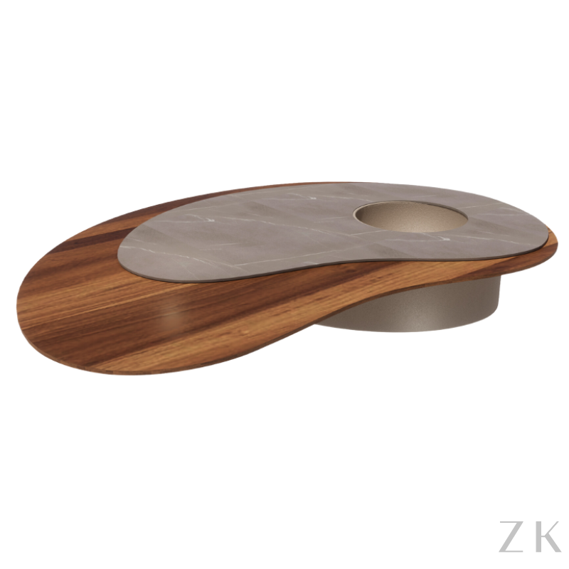 MESA DE CENTRO ORGÂNICA | DESIGNER IBANEZ RAZERRA