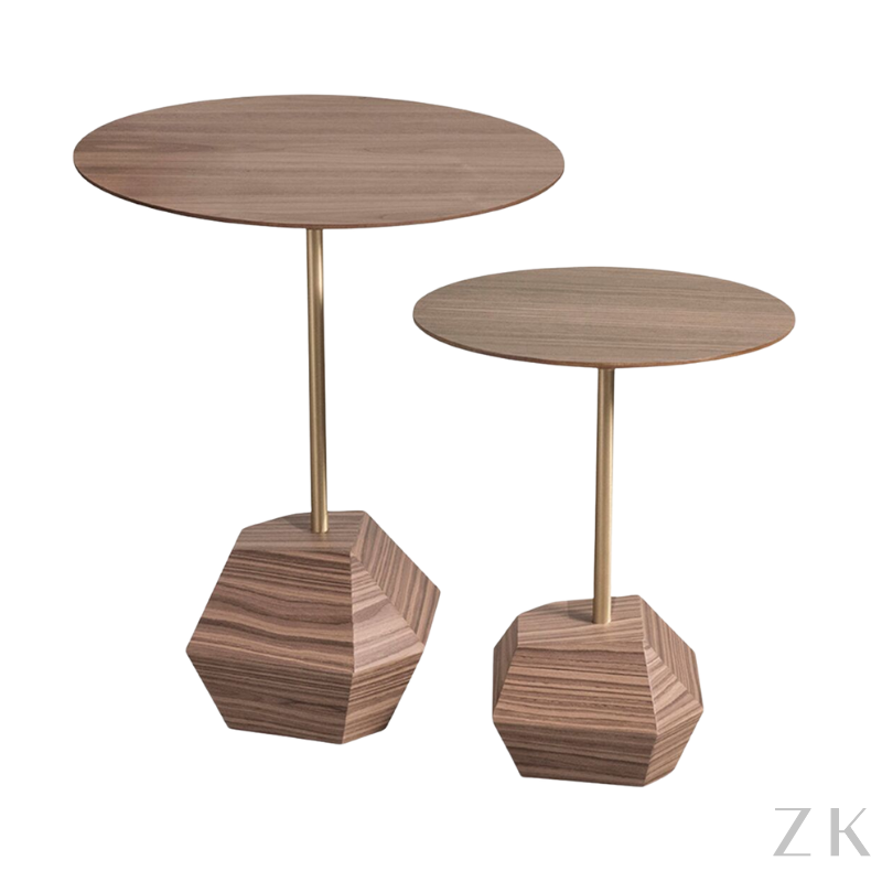 MESA LATERAL REDONDA | DESIGNER FABRÍCIO RONCCA