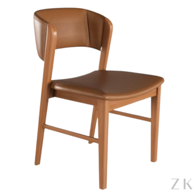 CADEIRA COM ENCOSTO CURVO