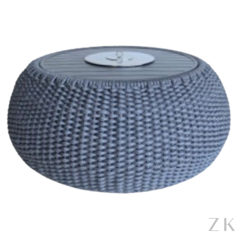 MESA DE CENTRO COM CHAMPANHEIRA E QUEIMADOR  | ÁREA EXTERNA  