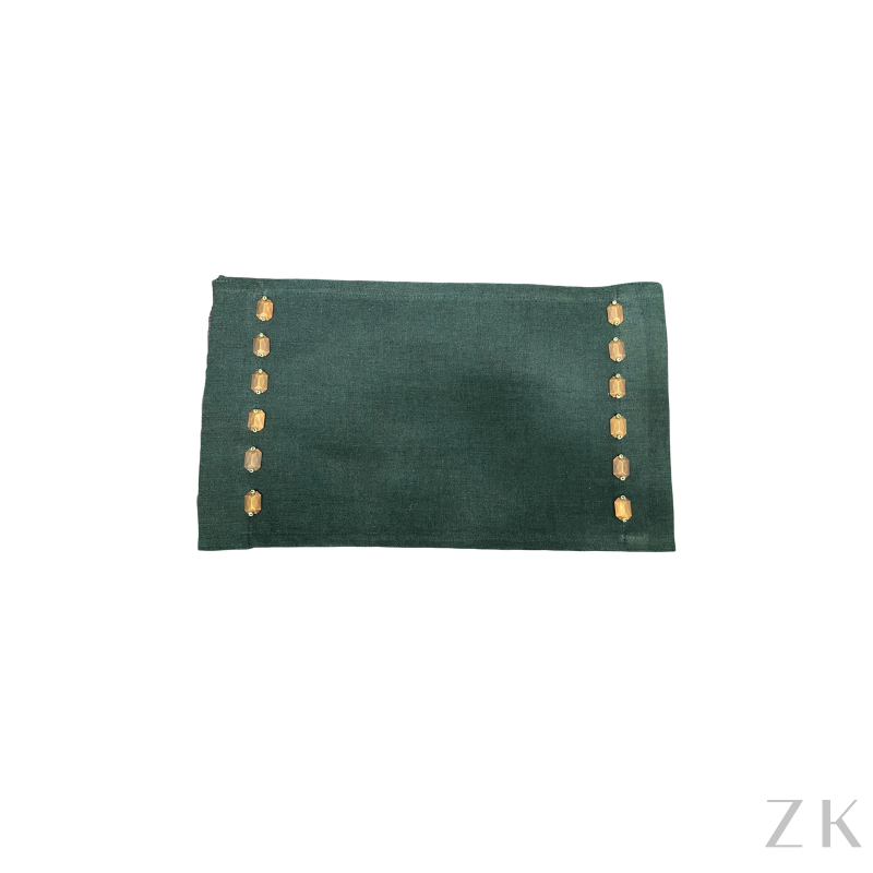 JOGO AMERICANO VERDE 8 PÇS