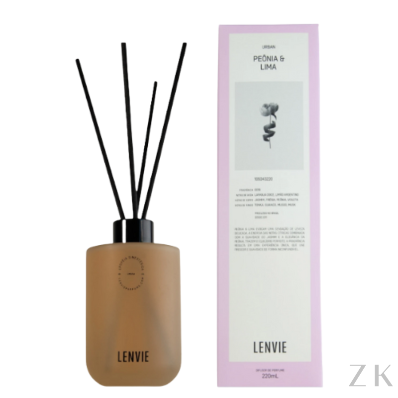 DIFUSOR DE PERFUME PEÔNIA E LIMA | URBAN | 220 ML