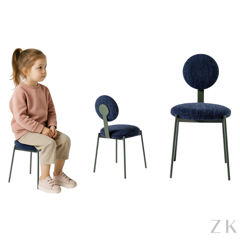 CADEIRA EM METAL INFANTIL 