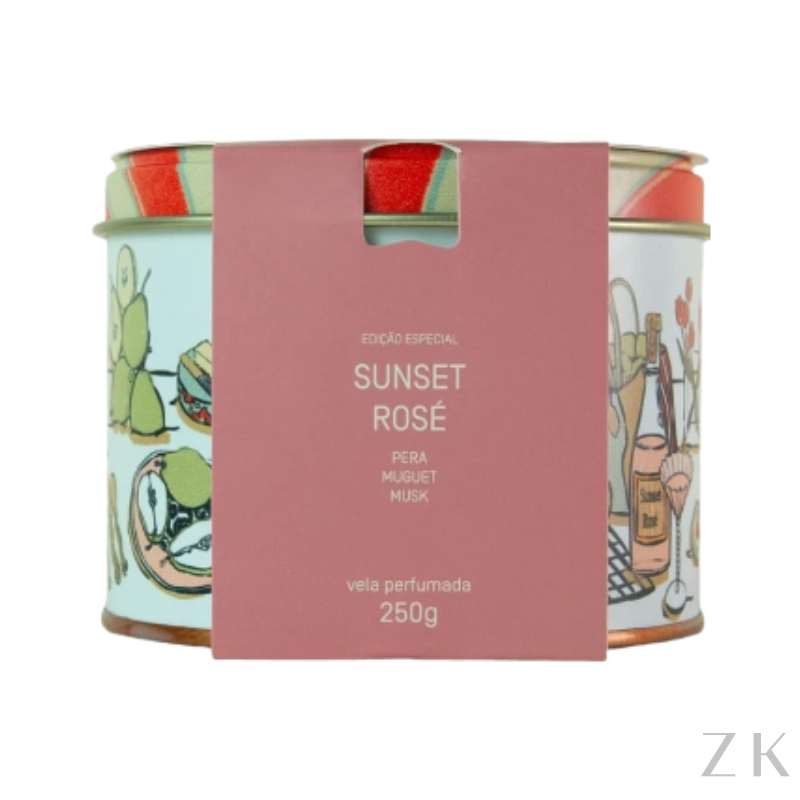 VELA PERFUMADA - SUNSET ROSÉ