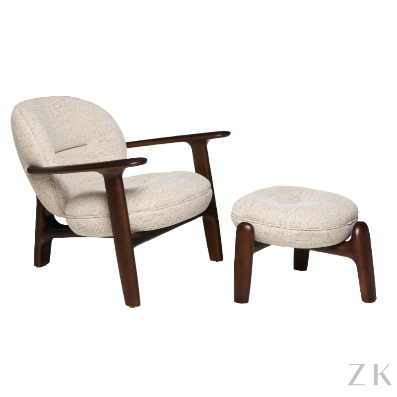 POLTRONA COM PUFF | DESIGNER ALEXANDRE KASPER 