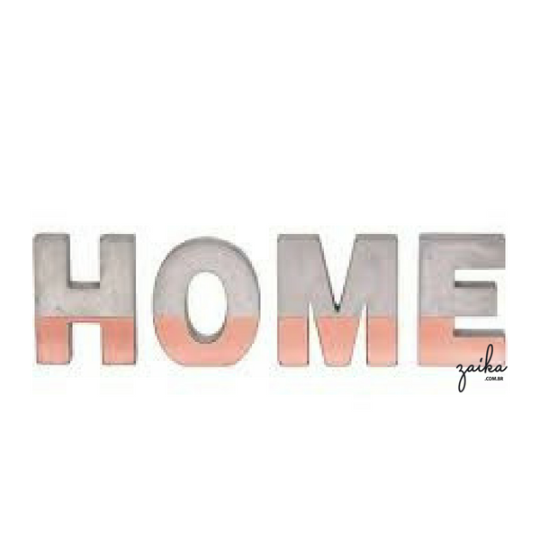 HOME ESCRITA CIMENTO E COBRE