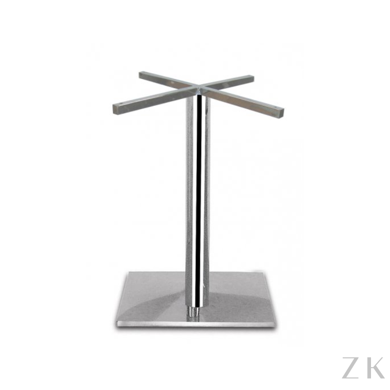 BASE MESA JANTAR EM METAL QUADRADA