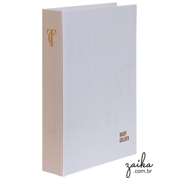 CAIXA LIVRO GOLD 