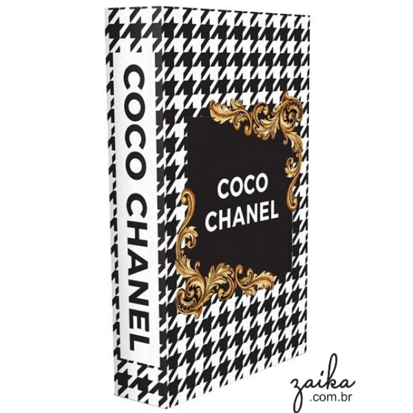 CAIXA LIVRO COCO CHANEL