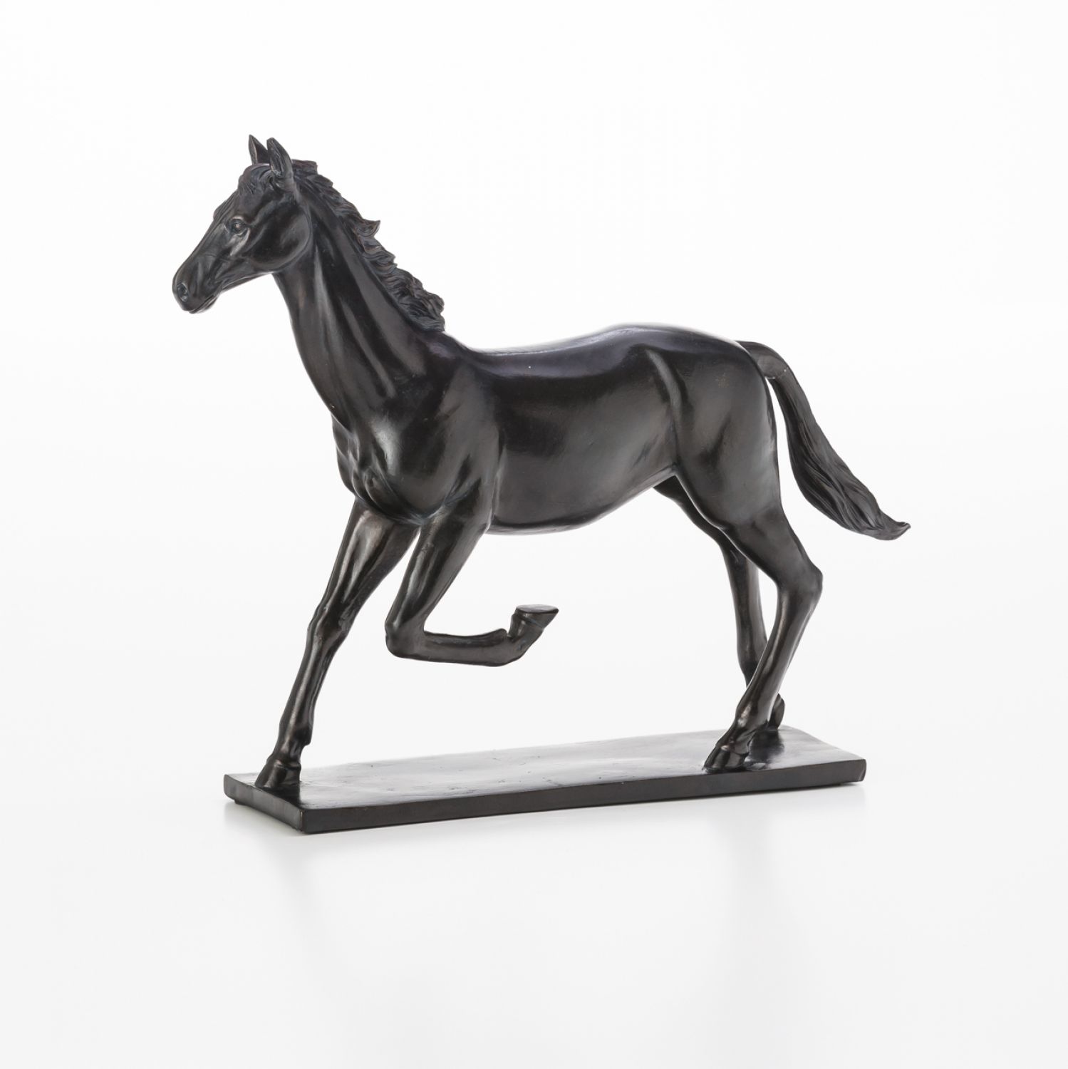 CAVALO DECORATIVO EM RESINA