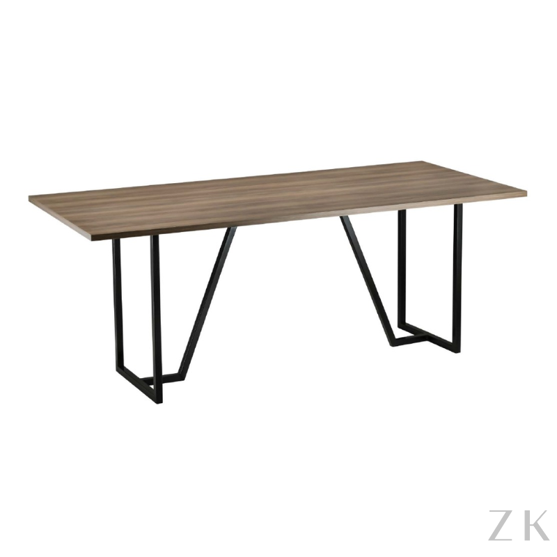 MESA JANTAR BASE EM AÇO CARBONO 