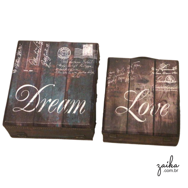 CAIXA ORGANIZADORA - DREAM/LOVE