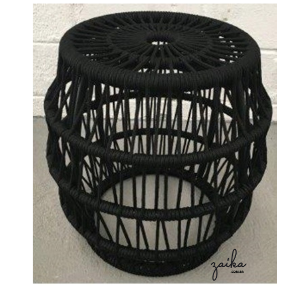 PUFF ESTRUTURA ALUMÍNIO 