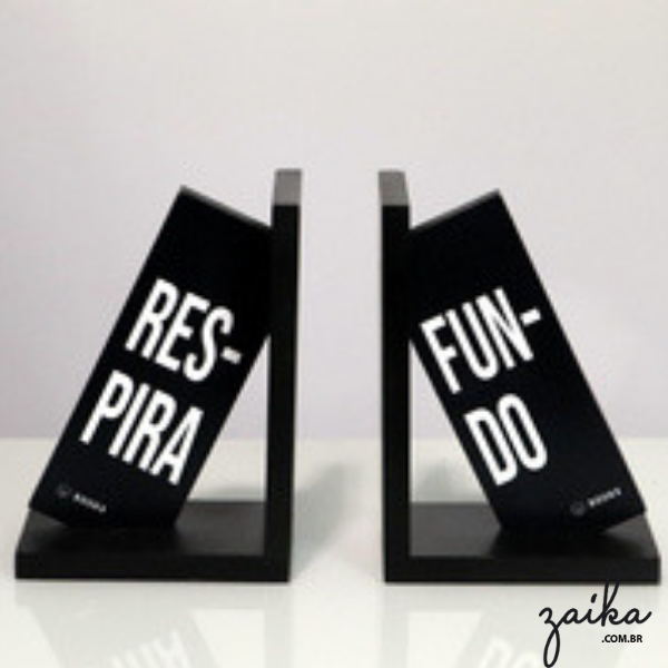 PORTA LIVRO RESPIRA FUNDO