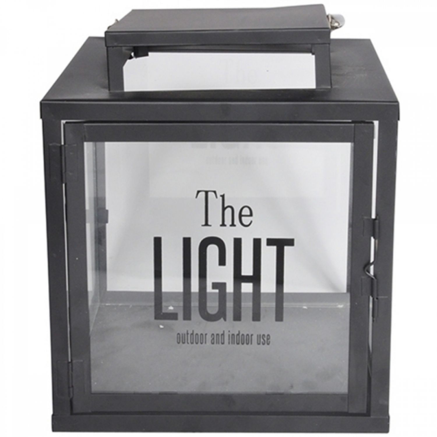 LANTERNA DECORATIVA EM FERRO, THE LIGHT OUTDOOR AND INDOOR USE