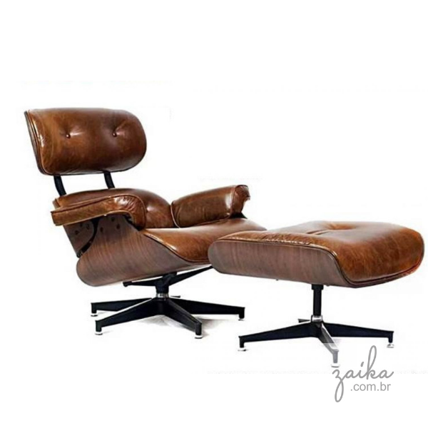 POLTRONA COM PUFF CHARLES EAMES
