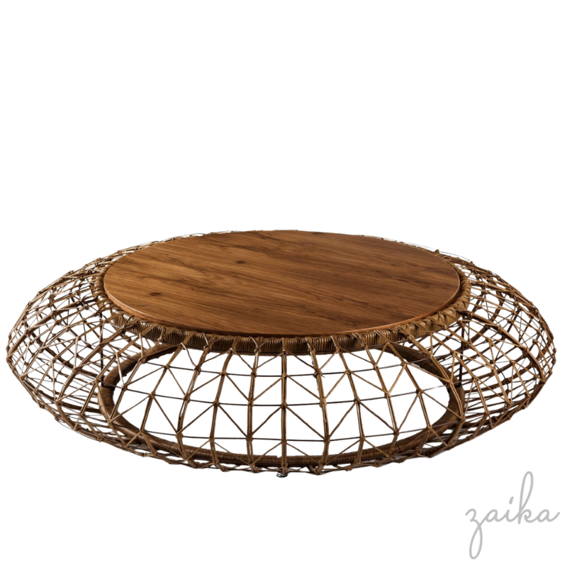 MESA CENTRO JUNCO NATURAL | ÁREA SEMI COBERTA